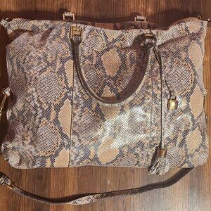 GILI Tote Bag - Python Snake Print